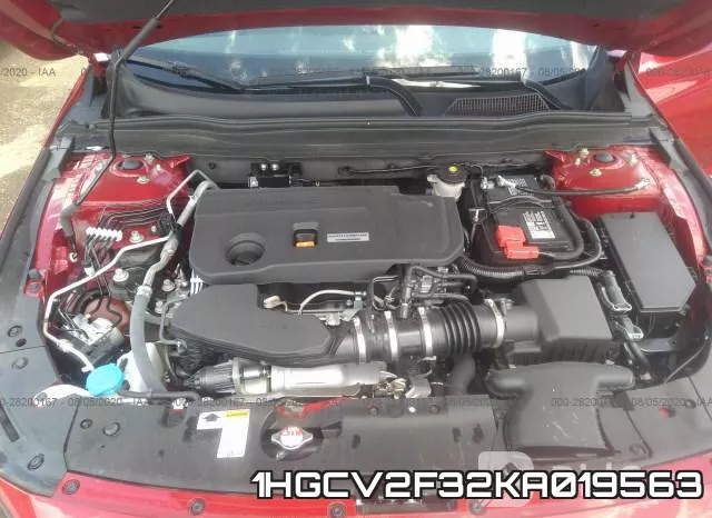 1HGCV2F32KA019563 фото 2