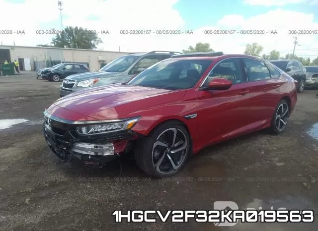 1HGCV2F32KA019563 фото 3