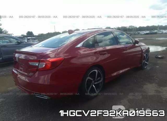 1HGCV2F32KA019563 фото 5