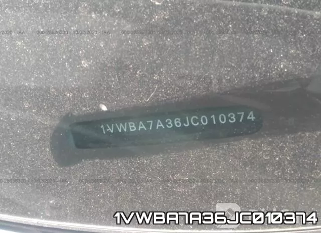 1VWBA7A36JC010374 фото 10