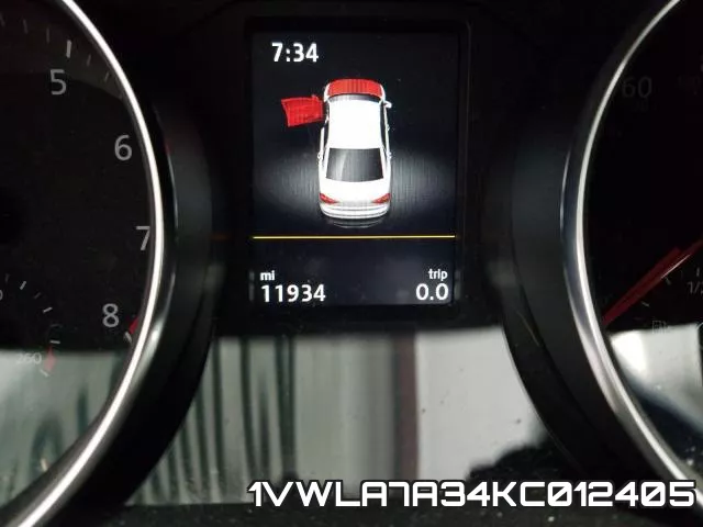 1VWLA7A34KC012405 фото 9