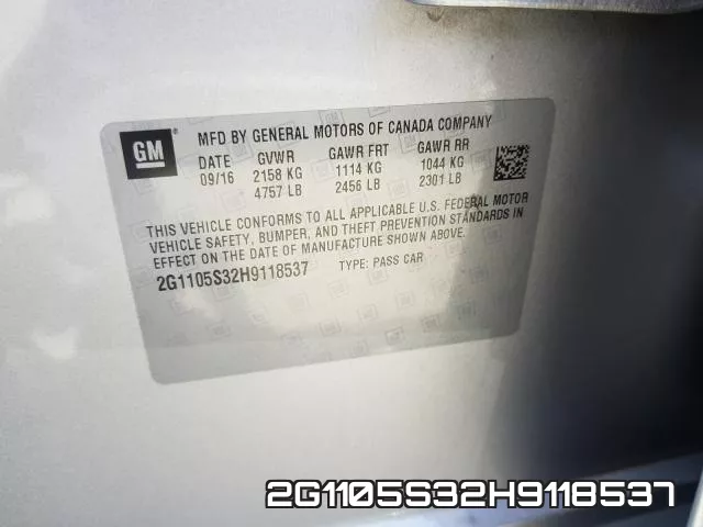 2G1105S32H9118537 фото 2