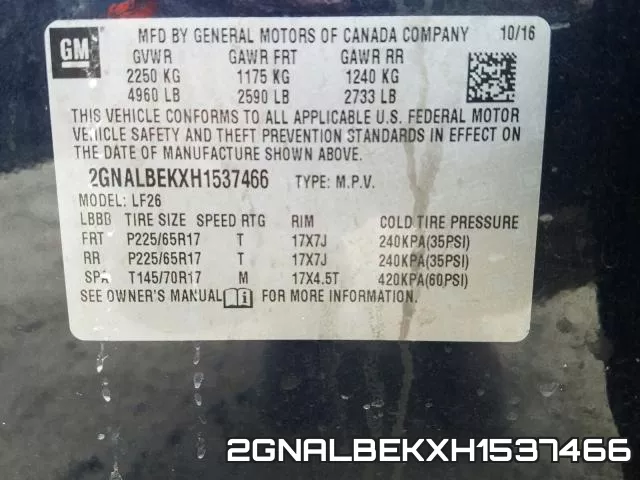 2GNALBEKXH1537466 фото 2