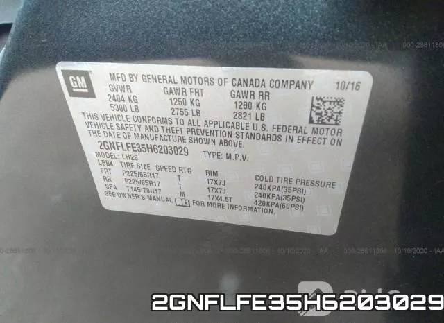2GNFLFE35H6203029 фото 10