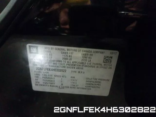 2GNFLFEK4H6302822 фото 2