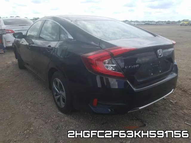 2HGFC2F63KH591756 фото 3