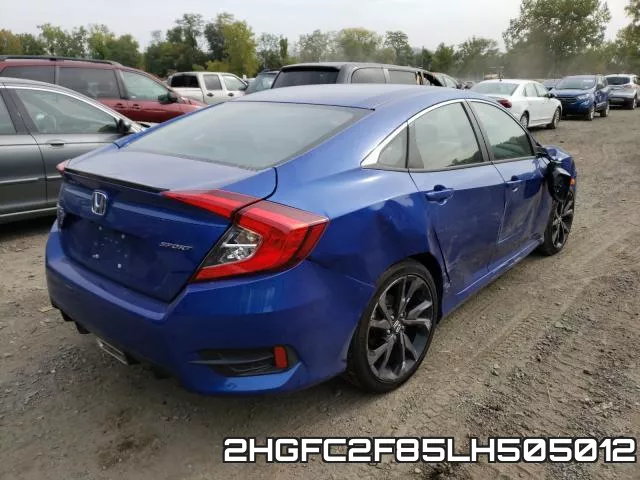 2HGFC2F85LH505012 фото 5