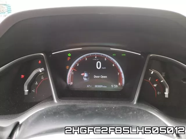 2HGFC2F85LH505012 фото 9