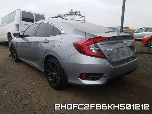 2HGFC2F86KH501212 фото 4