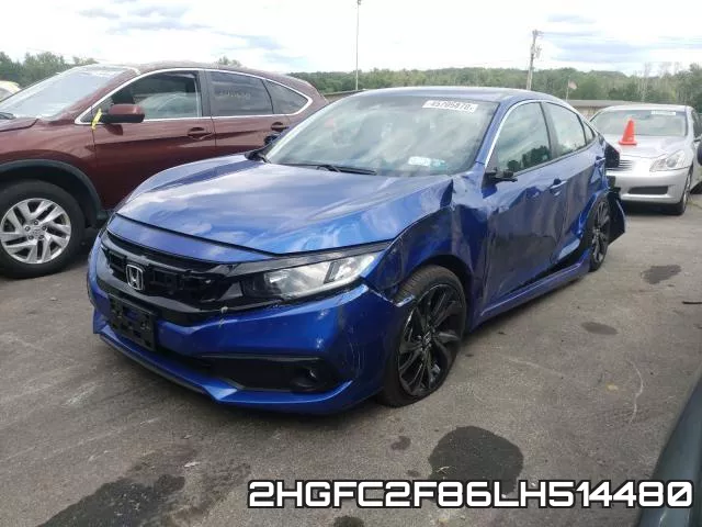 2HGFC2F86LH514480 фото 3