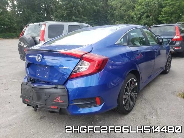 2HGFC2F86LH514480 фото 5