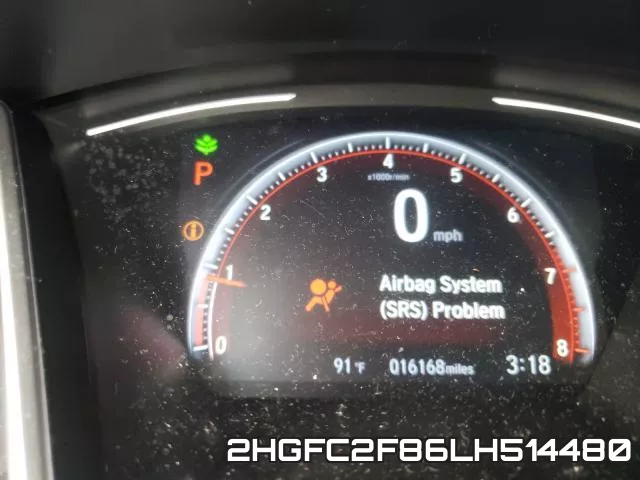 2HGFC2F86LH514480 фото 9
