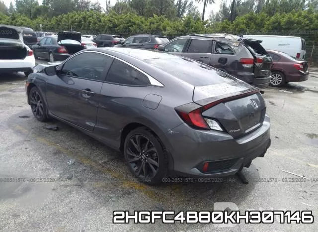 2HGFC4B80KH307146 фото 4