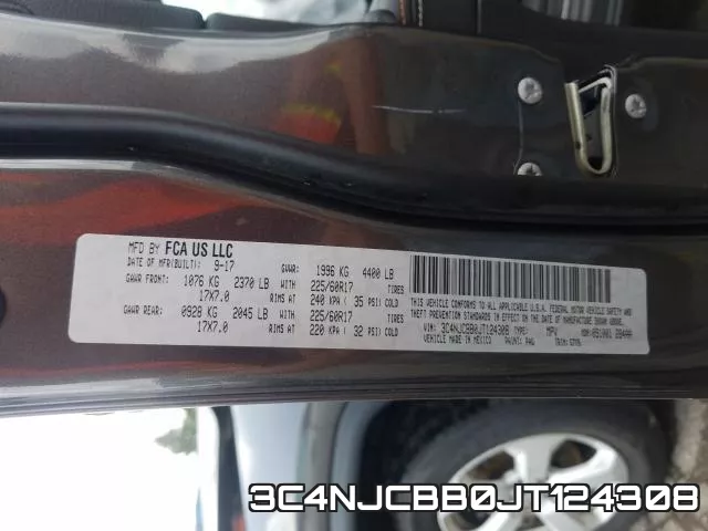 3C4NJCBB0JT124308 фото 2