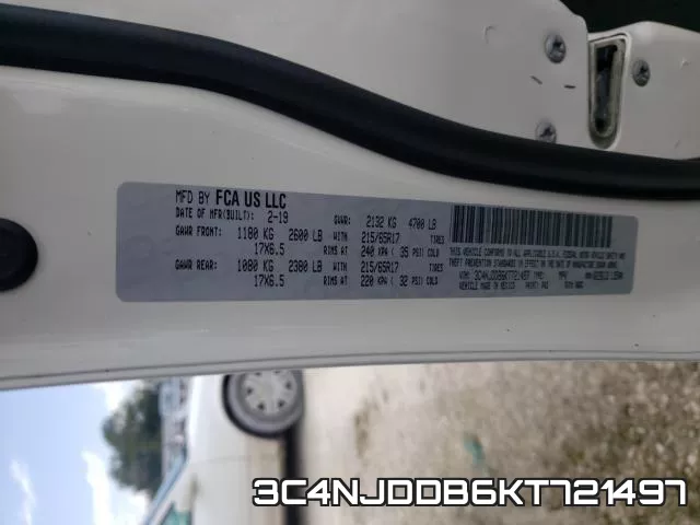 3C4NJDDB6KT721497 фото 2