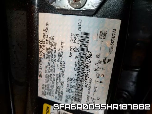 3FA6P0D95HR187882 фото 2