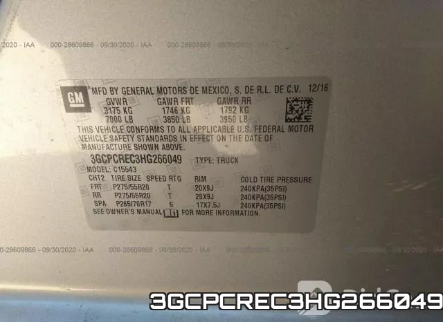 3GCPCREC3HG266049 фото 10
