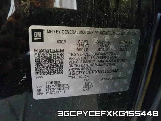 3GCPYCEFXKG155448 фото 2