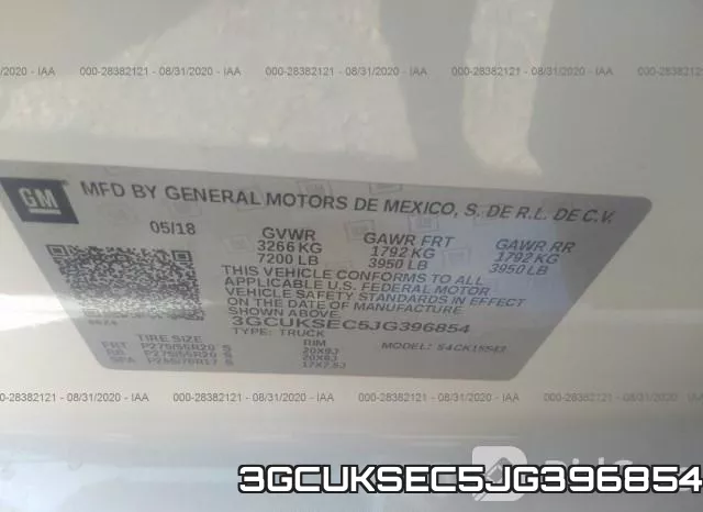 3GCUKSEC5JG396854 фото 10