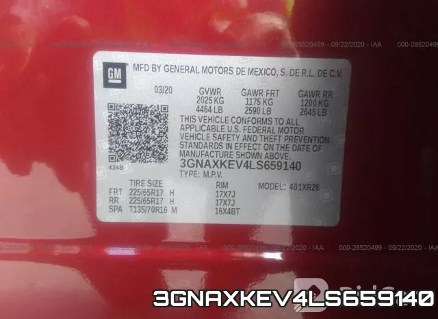 3GNAXKEV4LS659140 фото 10