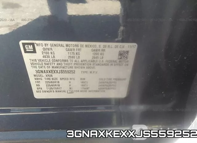 3GNAXKEXXJS559252 фото 10