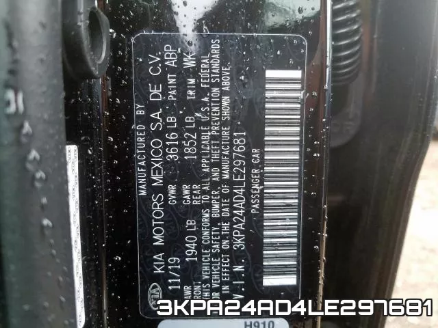 3KPA24AD4LE297681 фото 2