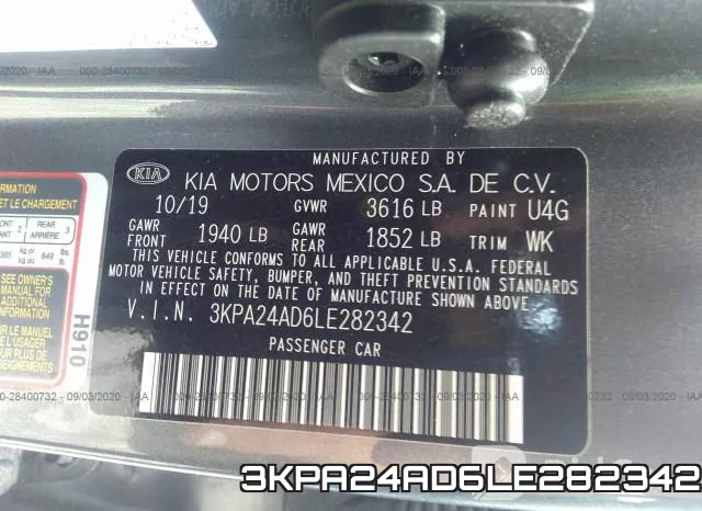 3KPA24AD6LE282342 фото 10