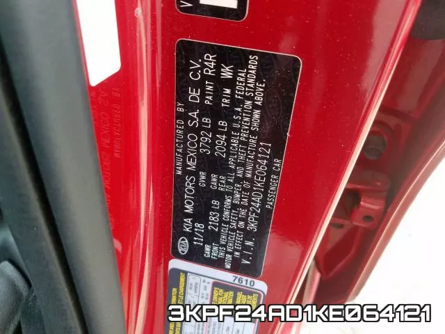 3KPF24AD1KE064121 фото 2