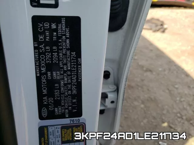3KPF24AD1LE211734 фото 2