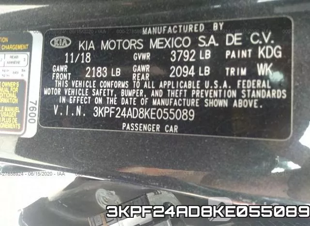 3KPF24AD8KE055089 фото 10