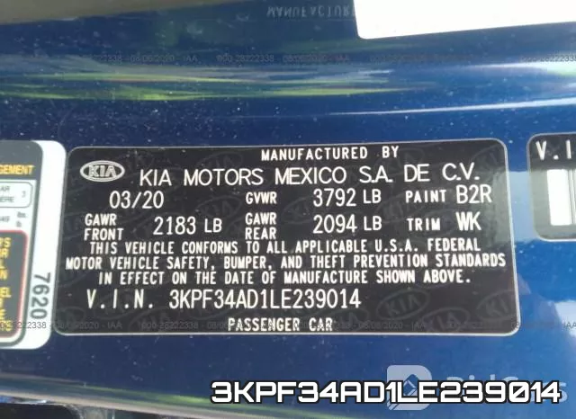 3KPF34AD1LE239014 фото 10