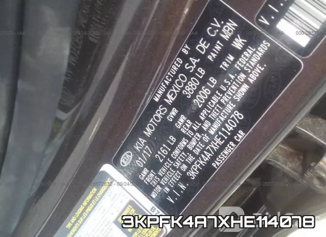 3KPFK4A7XHE114078 фото 10