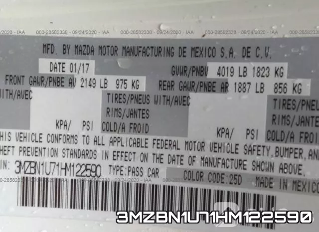 3MZBN1U71HM122590 фото 10