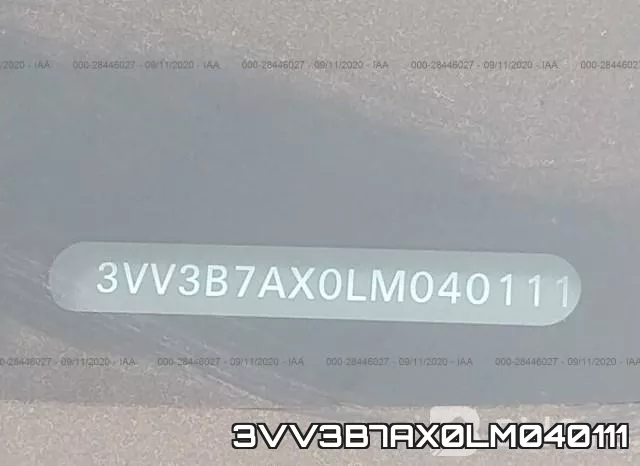 3VV3B7AX0LM040111 фото 9