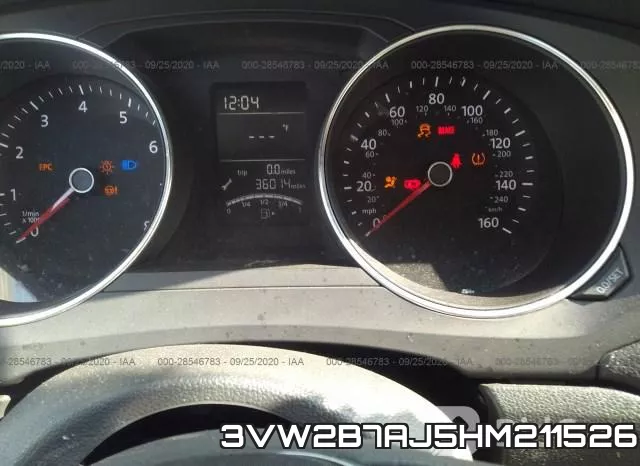 3VW2B7AJ5HM211526 фото 8