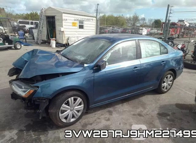3VW2B7AJ9HM227499 фото 3