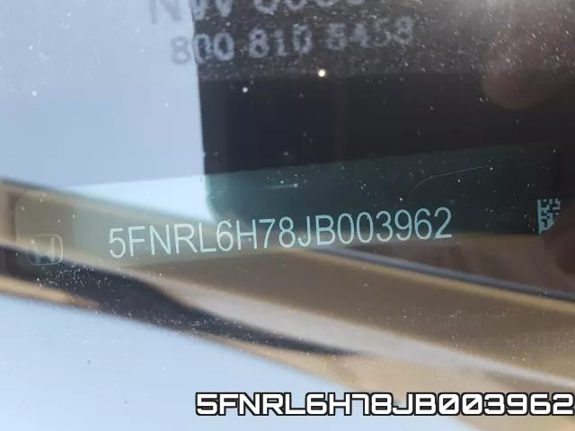 5FNRL6H78JB003962 фото 2