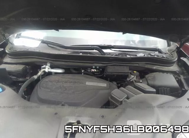 5FNYF5H36LB006498 фото 2