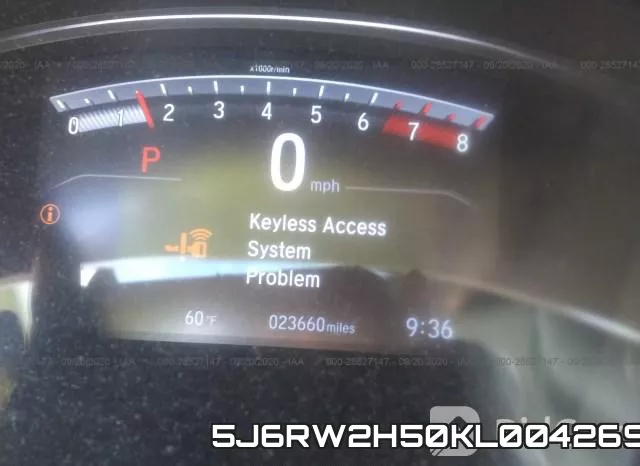 5J6RW2H50KL004269 фото 8