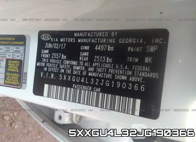 5XXGU4L32JG190366 фото 10
