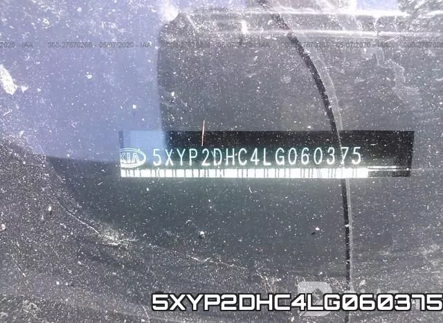 5XYP2DHC4LG060375 фото 9