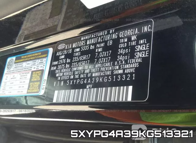 5XYPG4A39KG513321 фото 10