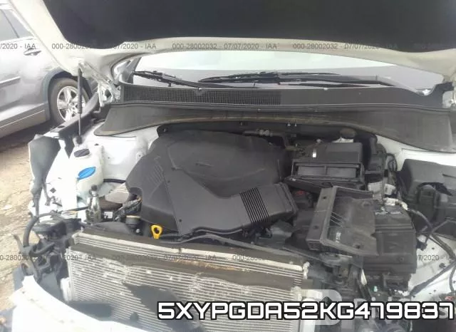 5XYPGDA52KG479837 фото 2