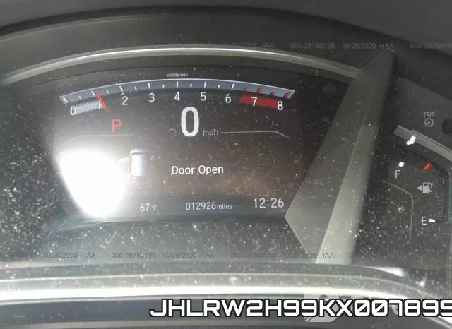 JHLRW2H99KX007899 фото 8