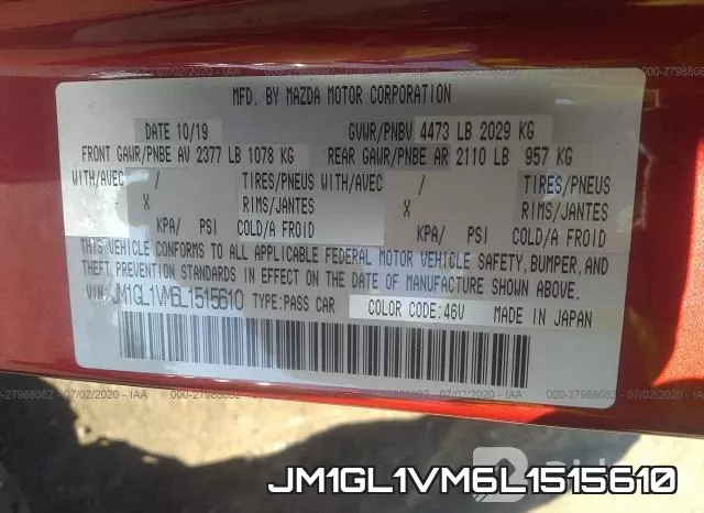 JM1GL1VM6L1515610 фото 10