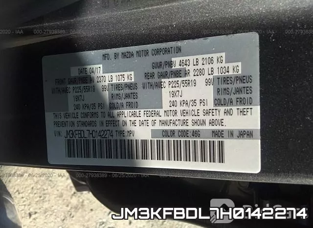 JM3KFBDL7H0142274 фото 10