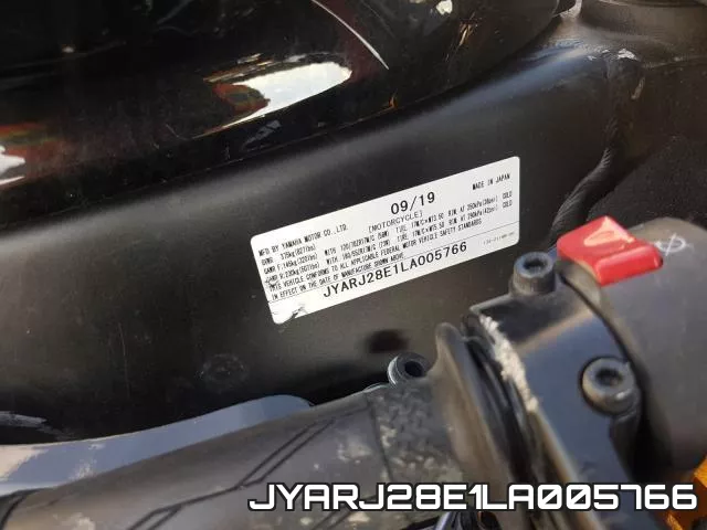 JYARJ28E1LA005766 фото 2