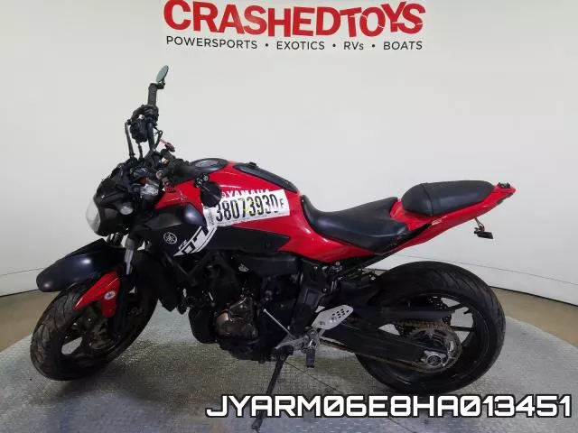JYARM06E8HA013451 фото 6