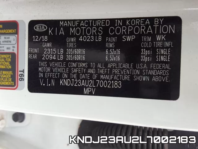 KNDJ23AU2L7002183 фото 2