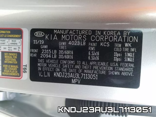 KNDJ23AU3L7113051 фото 2